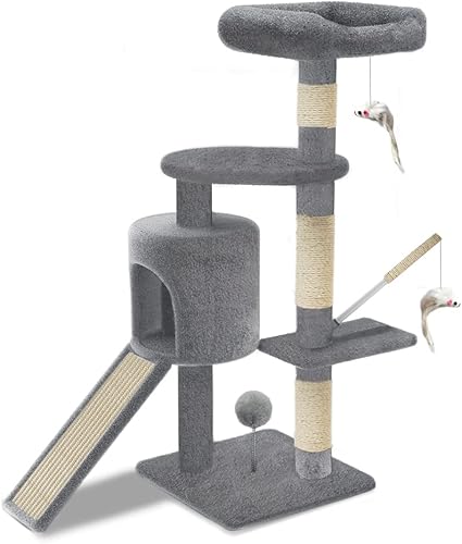 VOUNOT árbol rascador 112 cm con plataformas