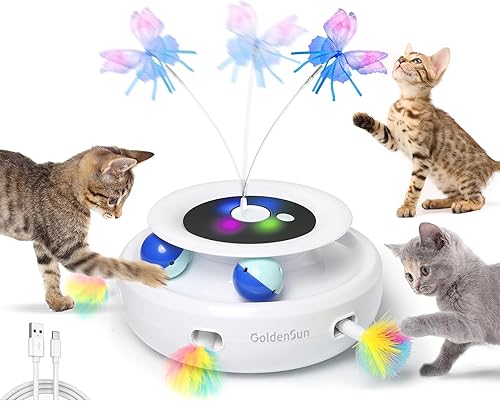 GoldenSun juguete automático Fluttering recargable
