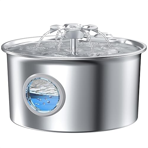 Fuente acero inoxidable 2,6L silenciosa