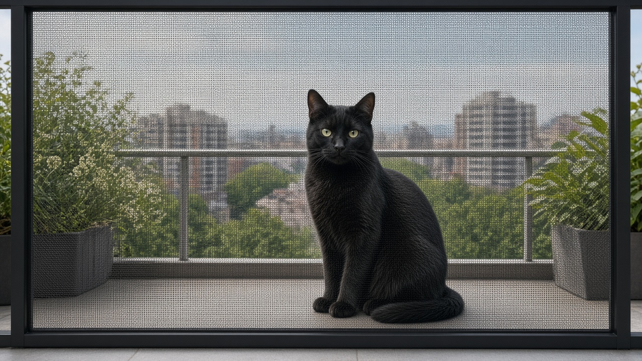 Ilustración de Cómo crear zonas altas seguras para gatos
